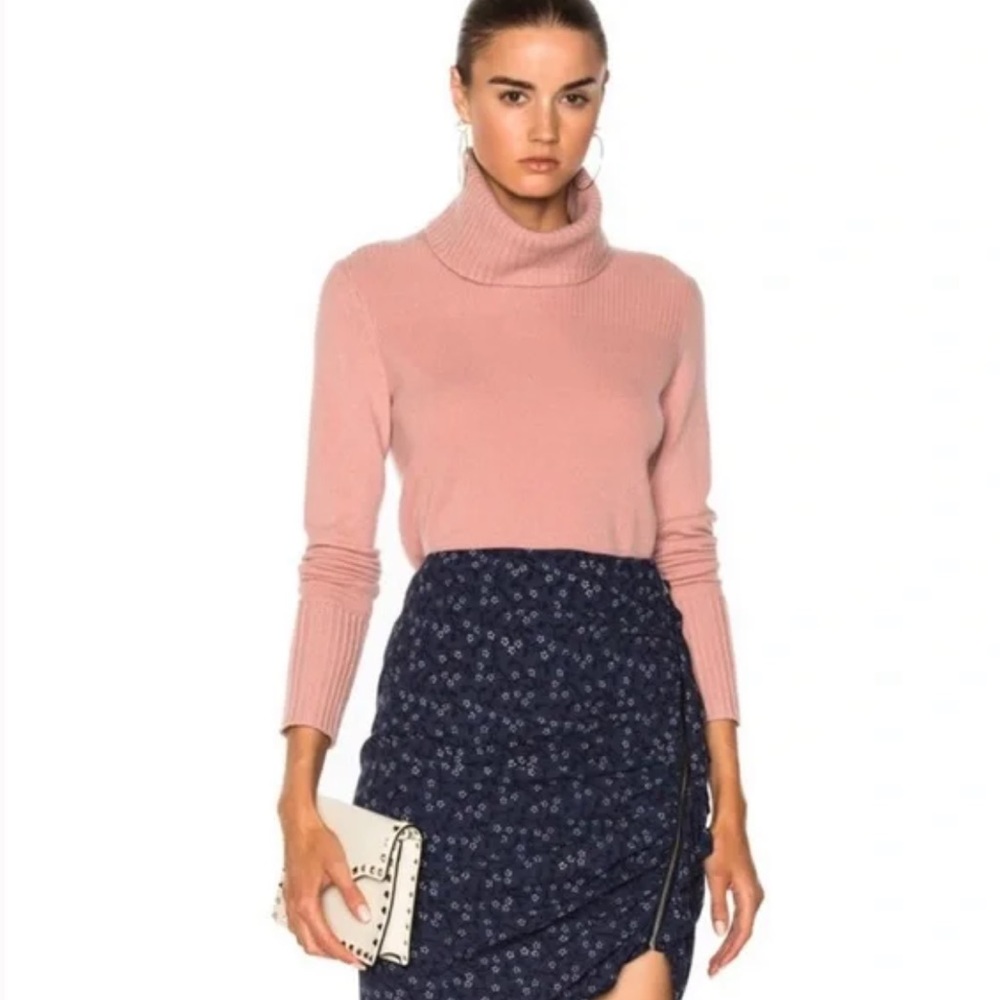 Veronica beard Asa cashmere turtleneck new with tags blush